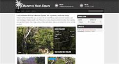 Desktop Screenshot of mazunterealestate.com
